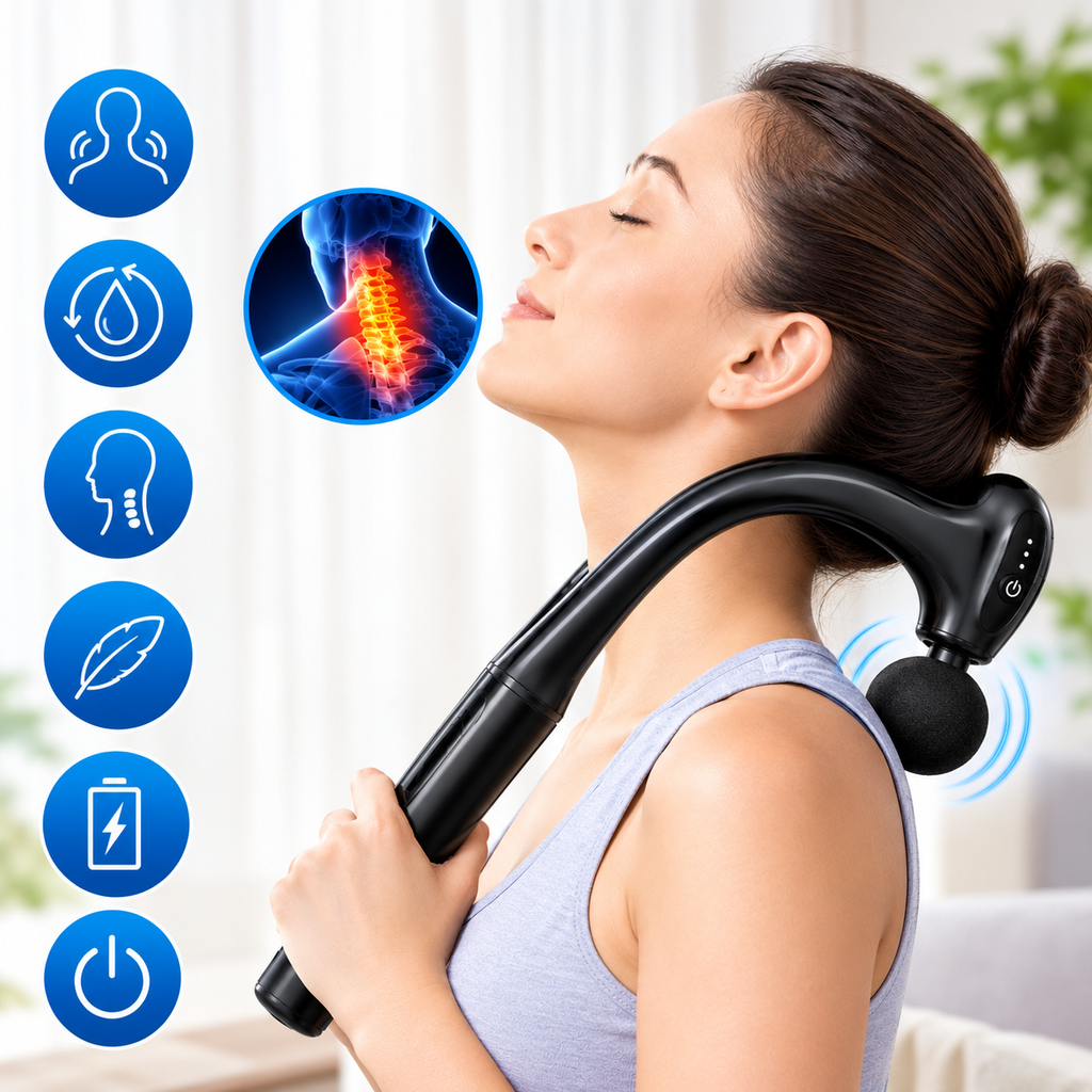 Mini Massage Gun – Wireless Muscle Massager