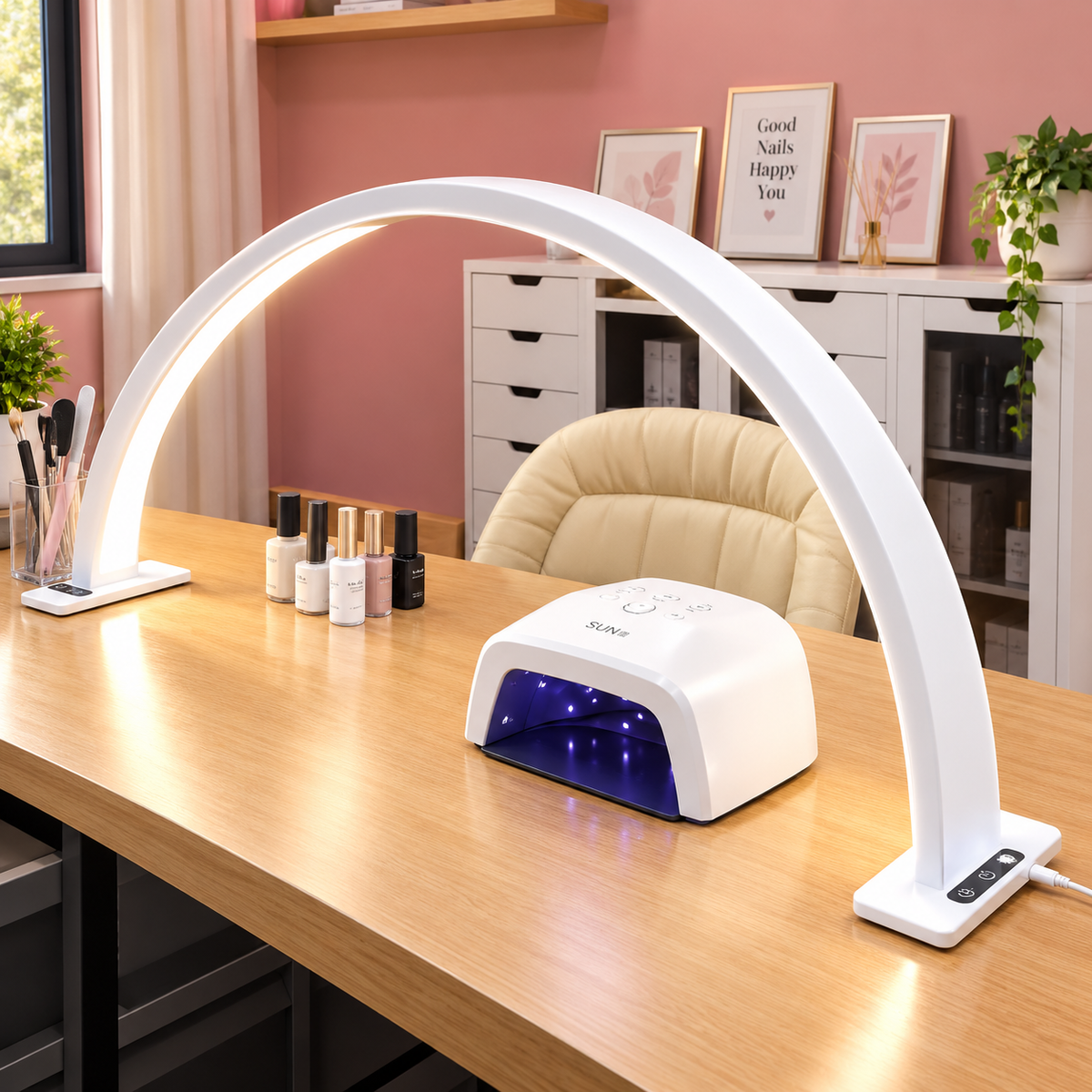 LED Arc Moon Nail Lamp