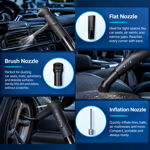 2-in-1 Cordless Vacuum Duster