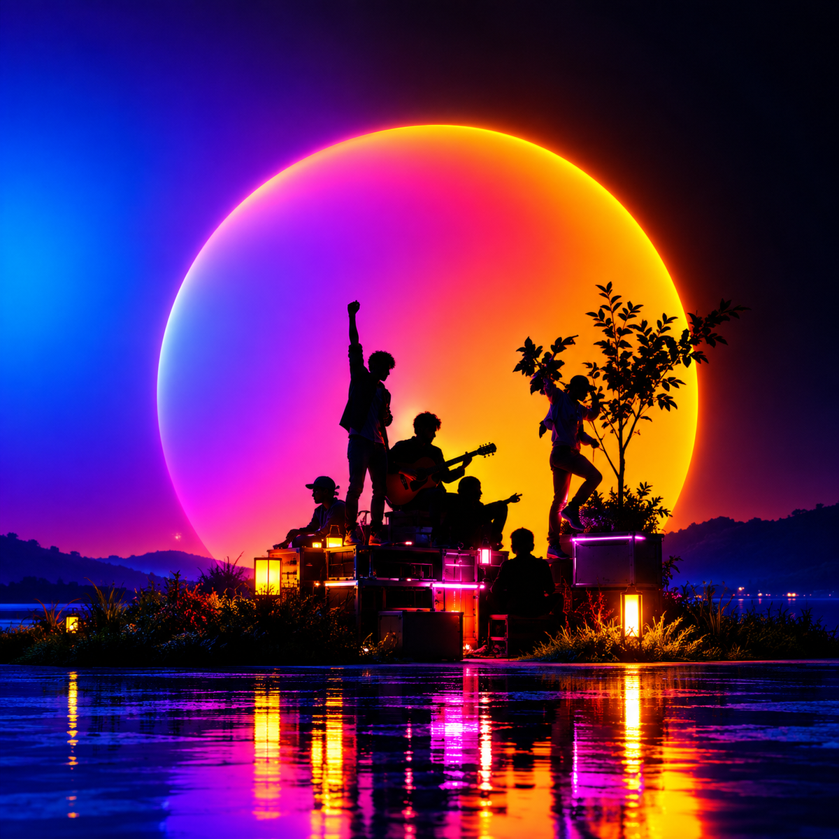Mini Astronaut Sunset Projection Lamp