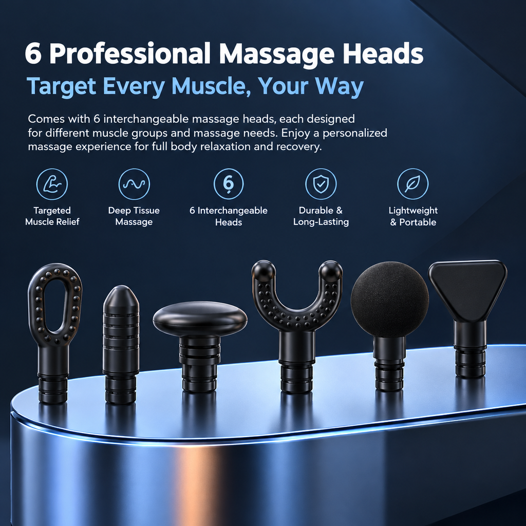 Mini Massage Gun – Wireless Muscle Massager