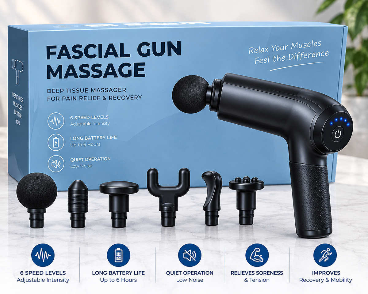 Mini Massage Gun – Wireless Muscle Massager