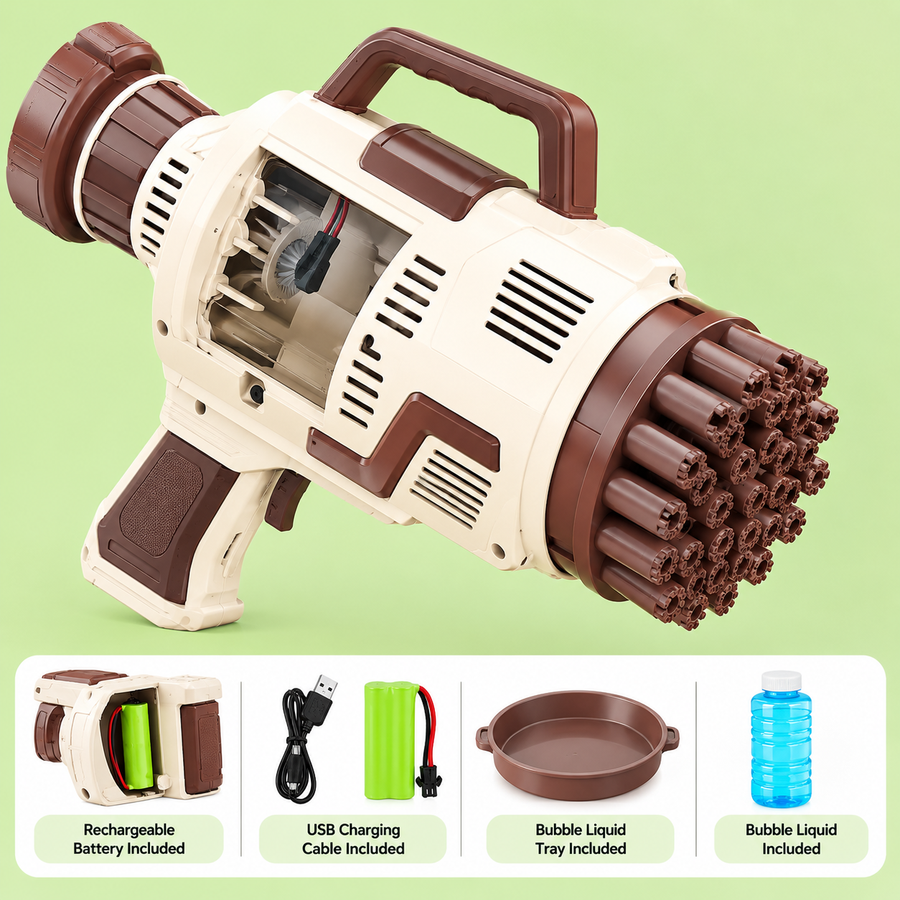 Rocket - 48-Hole Electric Bubble Machine