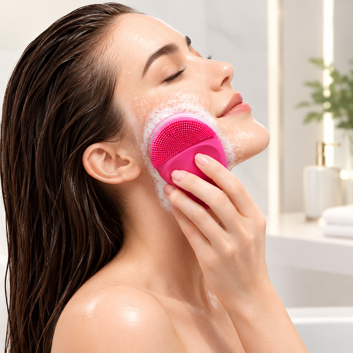 FOREVER - Electric Silicone Facial Cleansing Brush